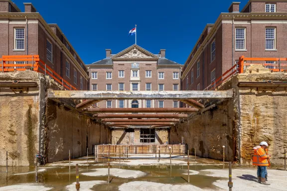 Bouwkuip voor Paleis Het Loo