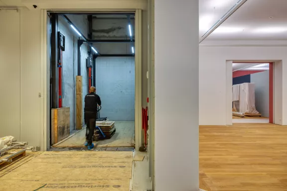 Tentoonstellingsruimtes in de maak