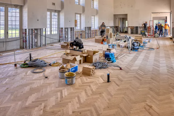 Westvleugel afwerking Paleis Het Loo
