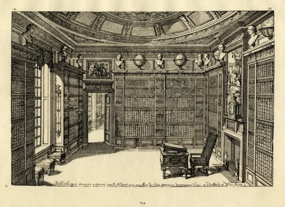 De bibliotheek van Marot vroeger