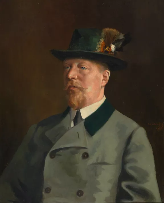 prins Hendrik in jachtkostuum