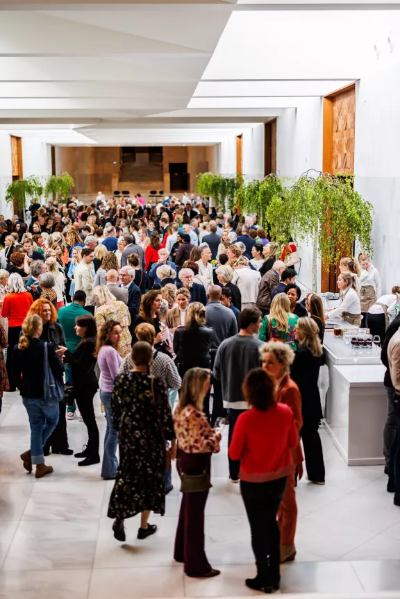 Netwerk bijeenkomst in de grand foyer