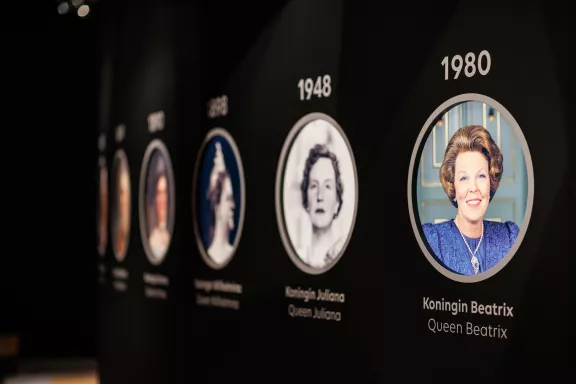 Stammbaum in der Ausstellung „Die Oranier“
