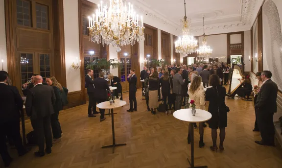 Evenement in de balzaal op Paleis Het Loo