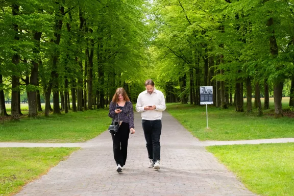 Podwalk voor het paleis