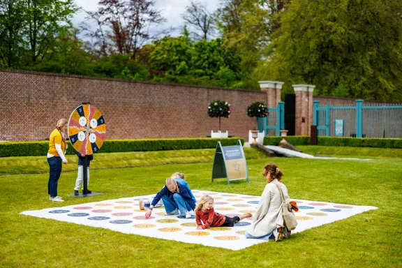 Twisterperkjes die geïnspireerd zijn op de vlakken in de tuin