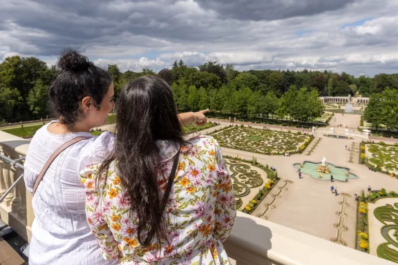 Palace view from the roof | Paleis Het Loo