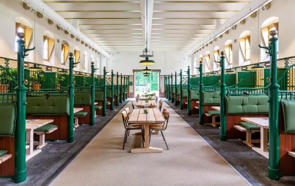 Former stables as a location for a business event