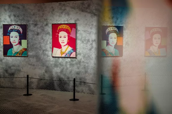 Queens by Andy Warhol exhibition Queen of the United Kingdom Elizabeth II