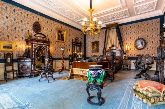 Slaapkamer koning Willem III | Paleis Het Loo