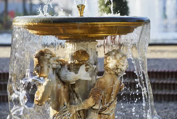 Brunnen im Garten